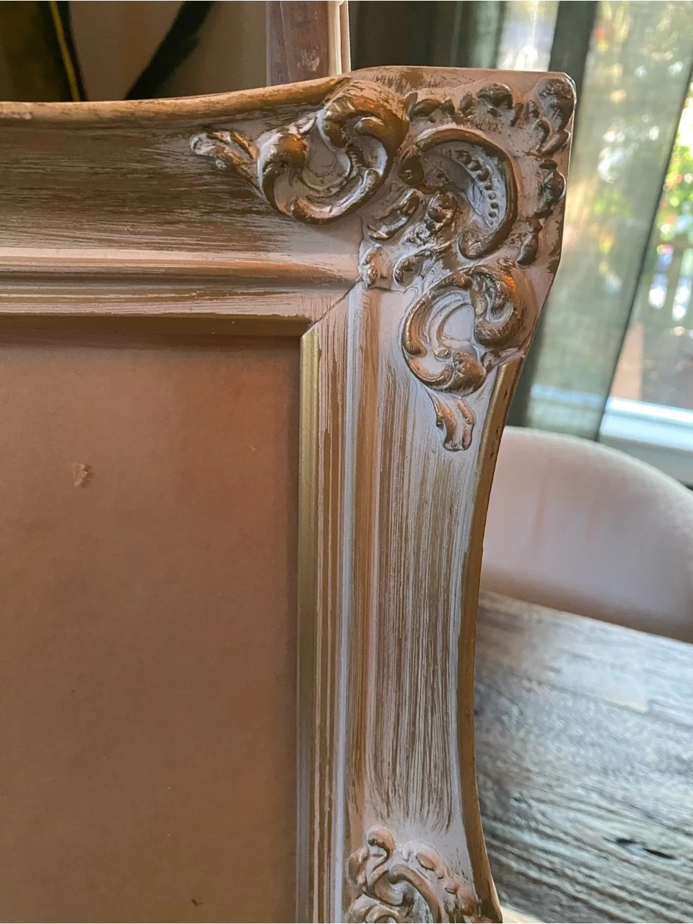 Vintage Hollywood Regency Picture Frame – Ornate Rococo Gold Gesso